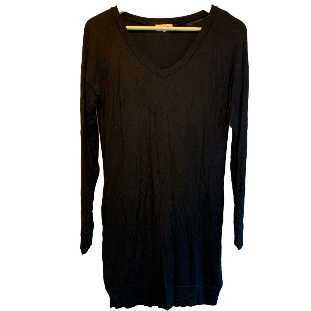 DLMN Black Tunic with Pockets